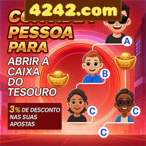 4242.com Ganhe R$ 100,00 Gratis